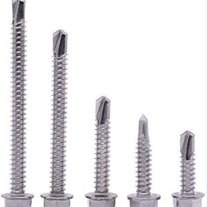 Tornillo autoperforante cabeza hexagonal en AISI410  12 X 1