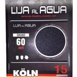ABRASIVO "KÖLN" LIJA AL AGUA G 60